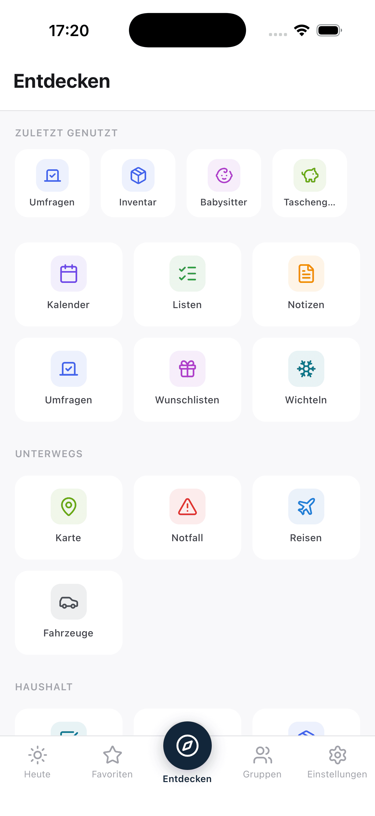Discover modules