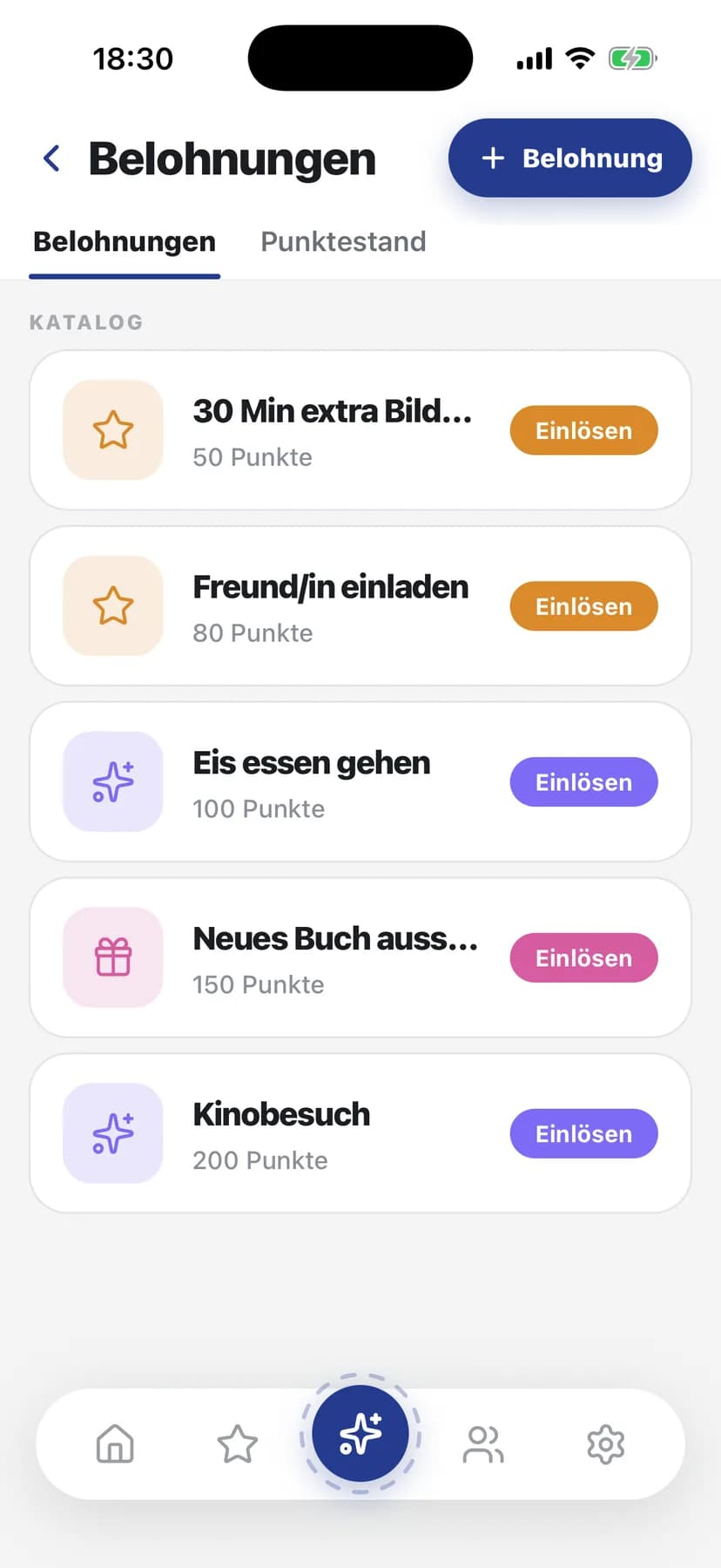 Erfolge: Belohnungen