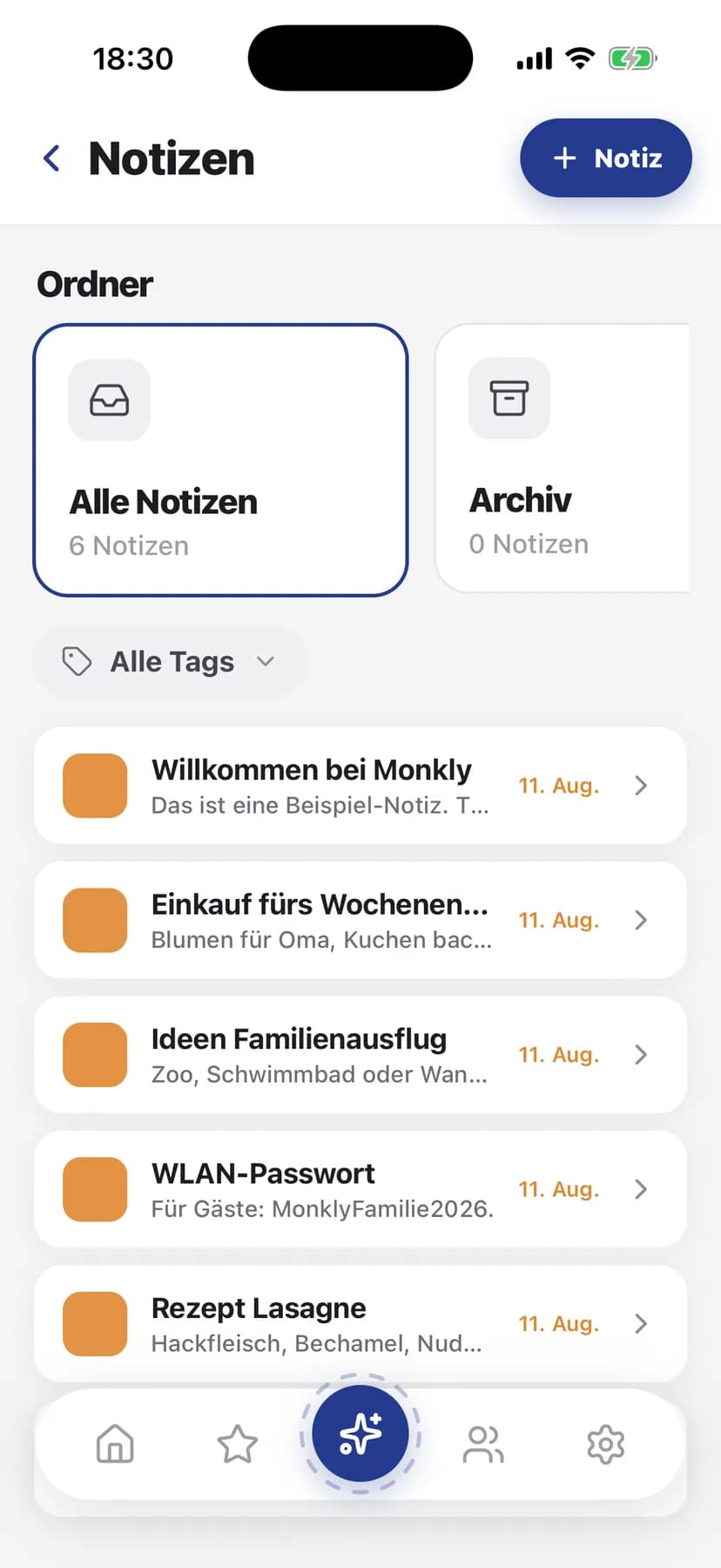 Notizen: Notizen